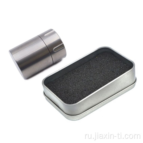 Выживание на открытом воздухе EDC Titanium Capsule Containers